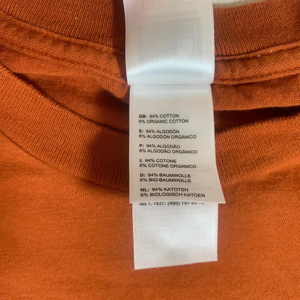 The North Face Graphic T-Shirt Mens XXL Burnt Orange Camo Logo Tee Gorpcore